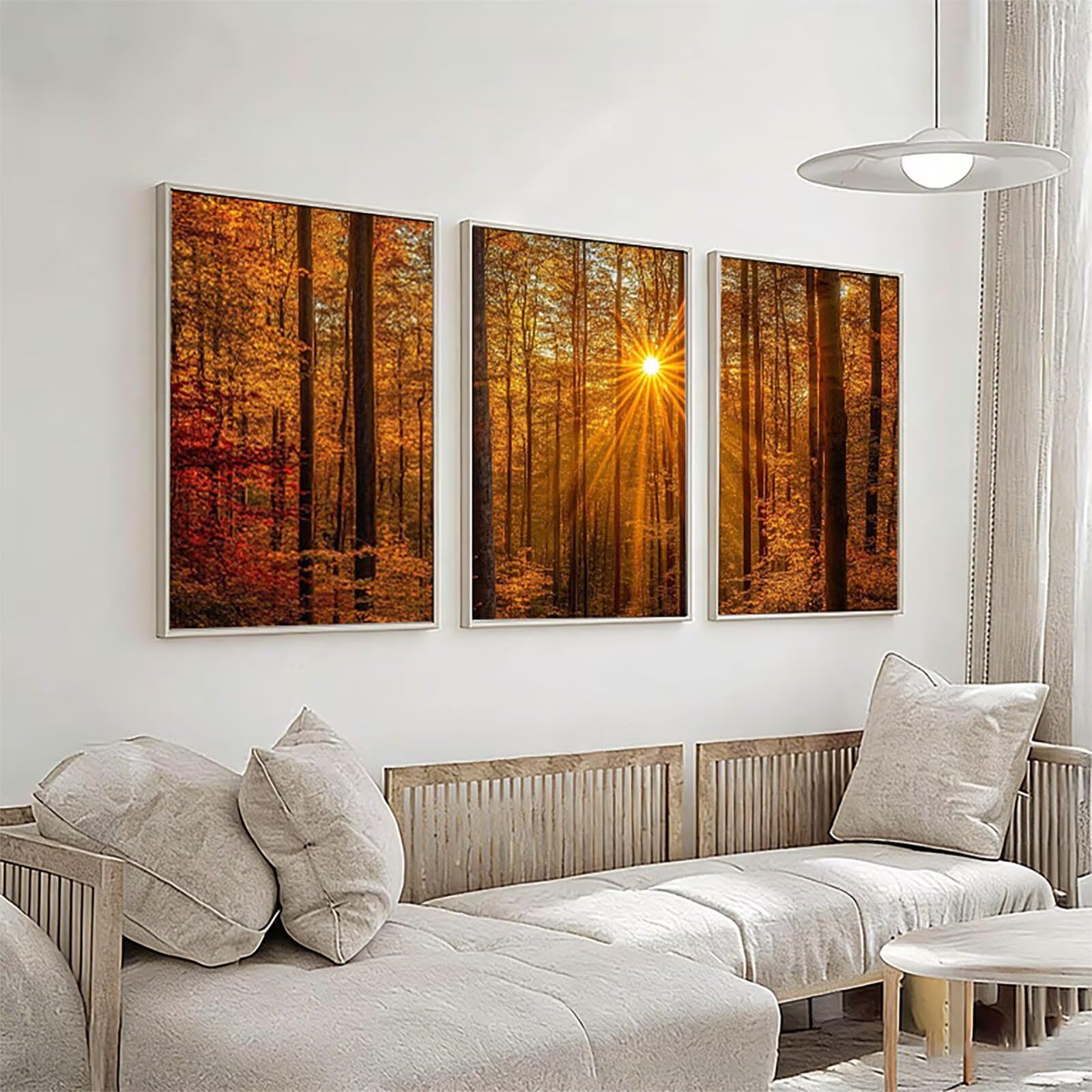 3 opakowanie diamentowy obraz zachód słońca 40 x 60 cm, kwadratowy 5D DIY las diamentowy obraz kompletny zestaw, diament kryształ górski ścieg krzyżykowy do dekoracji domu, prezenty a-2722
