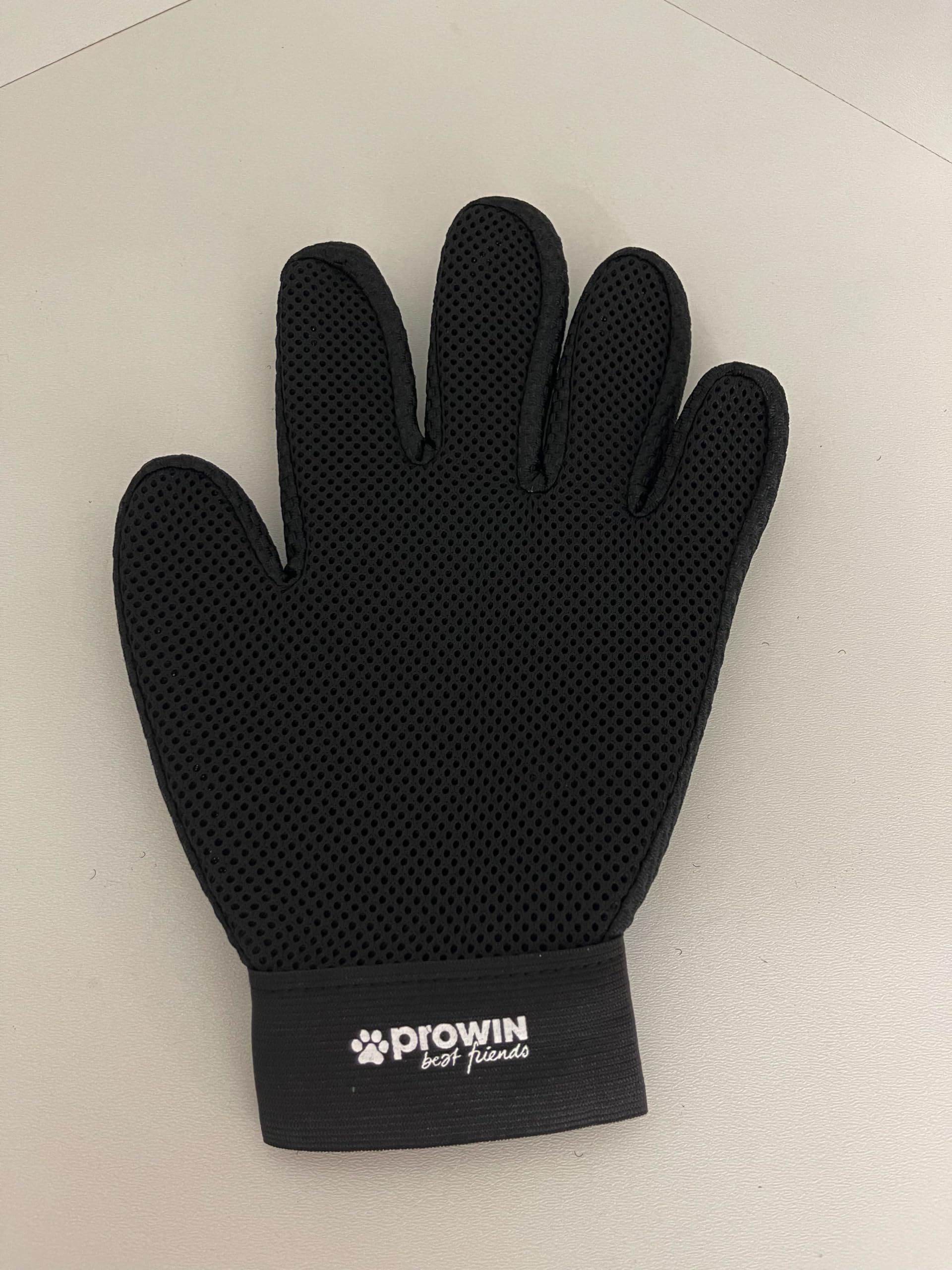 Prowin Best Friends Fellpflegehandschuh mit Noppen im Fünf-Finger-Design Haustier