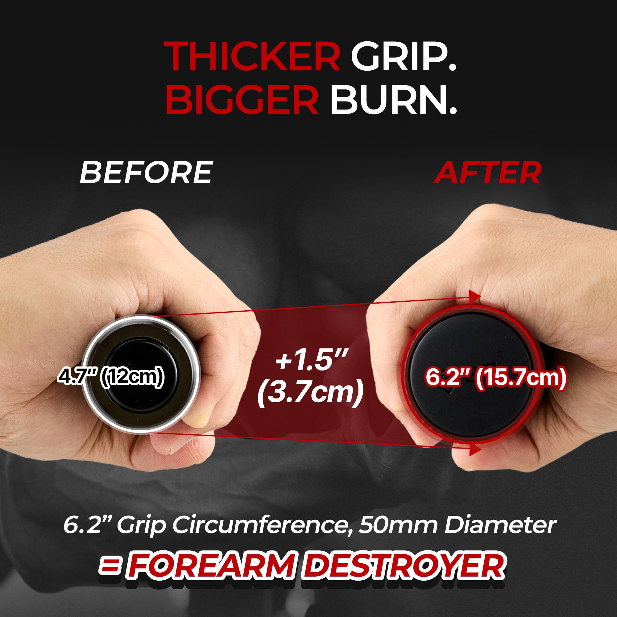 GD Wrist Roller V.W Forearm Blaster Trainer Arm Strength Training Fitness Equipment Anti-Slip for Home Gym