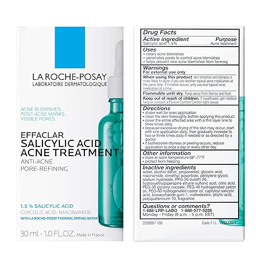 Miniatura 7 de La Roche-Posay - Effaclar Suero facial refinador de poros y antiedad 1 fl Oz