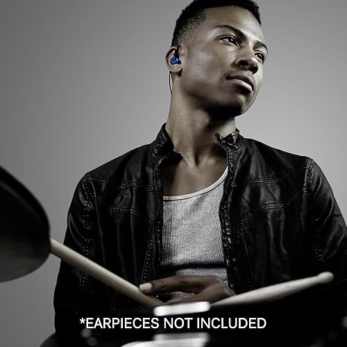 Miniatura 7 de MEE audio Cable estéreo corto de repuesto para monitores intrauditivos M6 PRO, M6 VR y MX PRO Series (transparenteblanco)