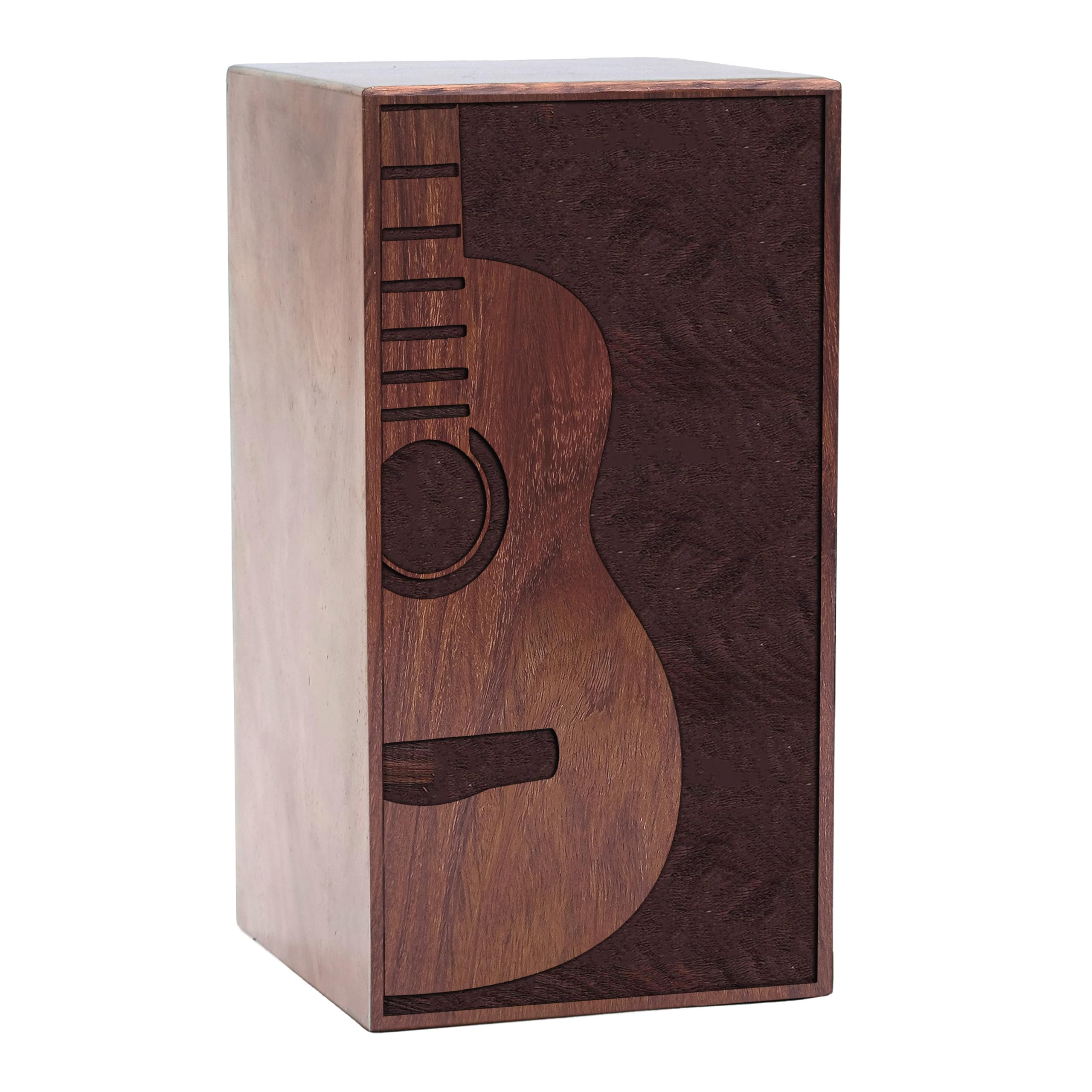 Urne funéraire pour homme en bois grand format pour deuil serein