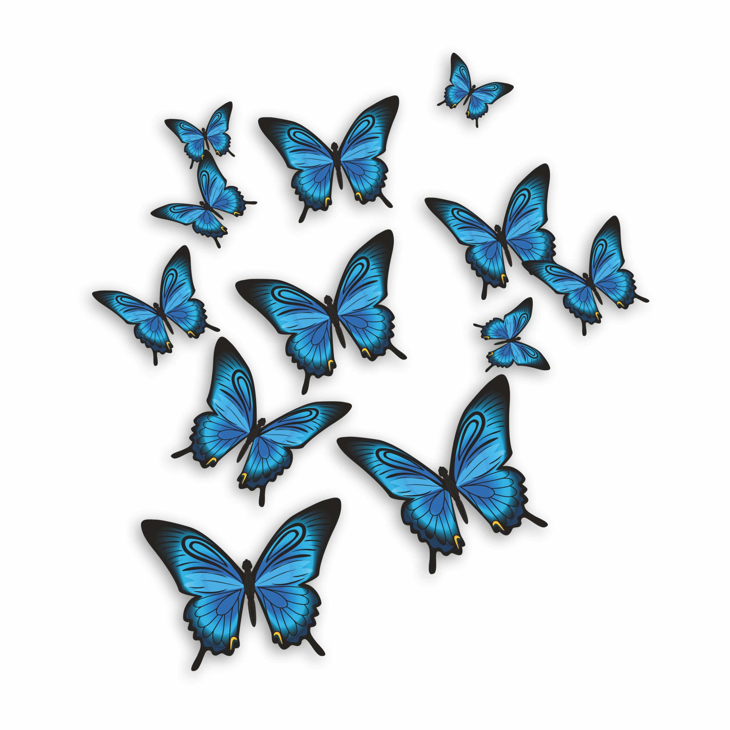 Bumblebee Wall Stickers, Hardwearing Waterproof 0% Transparency Decals, DIY Peel & Stick Perfect to Cover Marks, Wall Decor, Weatherproof for Cars & Other Home Projects. LaoGraphics® (6 Bees, A5) — view 19