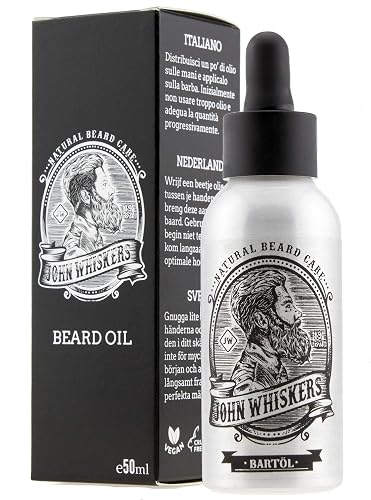 John Whiskers Bartöl Made in Germany 50ml, Sweet Tart, Aluminium-Flasche