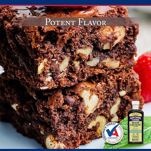 Miniatura 3 de Happy Home Sabor de nogal negro de imitación, sin alcohol, certificado Kosher, 7 onzas.