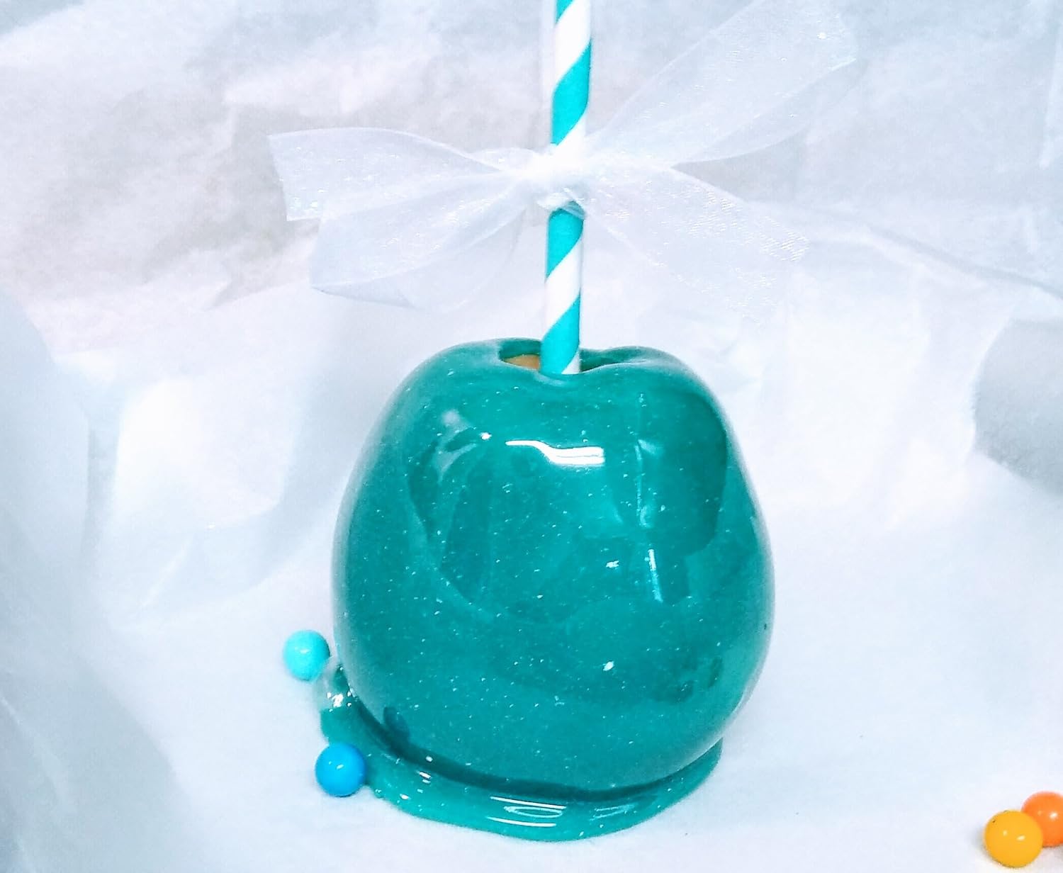 Traditional Candy Apples (Blue) Grocery & Gourmet Food