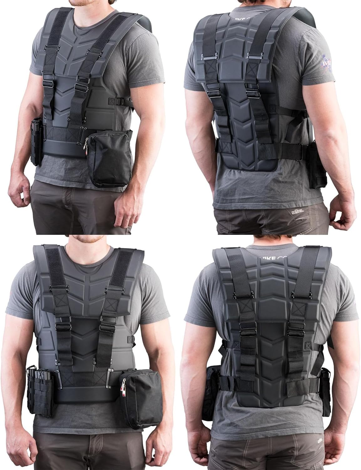 Evike Airsoft - Matrix Defender Low Profile Tactical Vest (Color: Black)