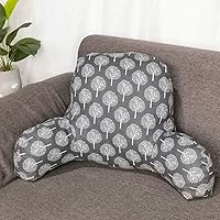 Vista 111 de Bohemian Printed Reading Pillow with Support Arms Soft Bed Rest Pillows Back Support Cushion for Kids Reading Watching TV Sitting Up in Bed Whale