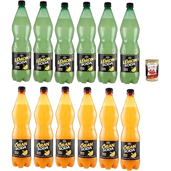 Italian Gourmet Lemonsoda Bibita al Lime Soft Drink 12 x 1 L