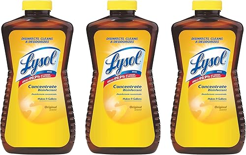 Miniatura 1 de Lysol Concentrado Limpiador desinfectante para todo propósito, 12 onzas  354.88 ml. (paquete de 3)
