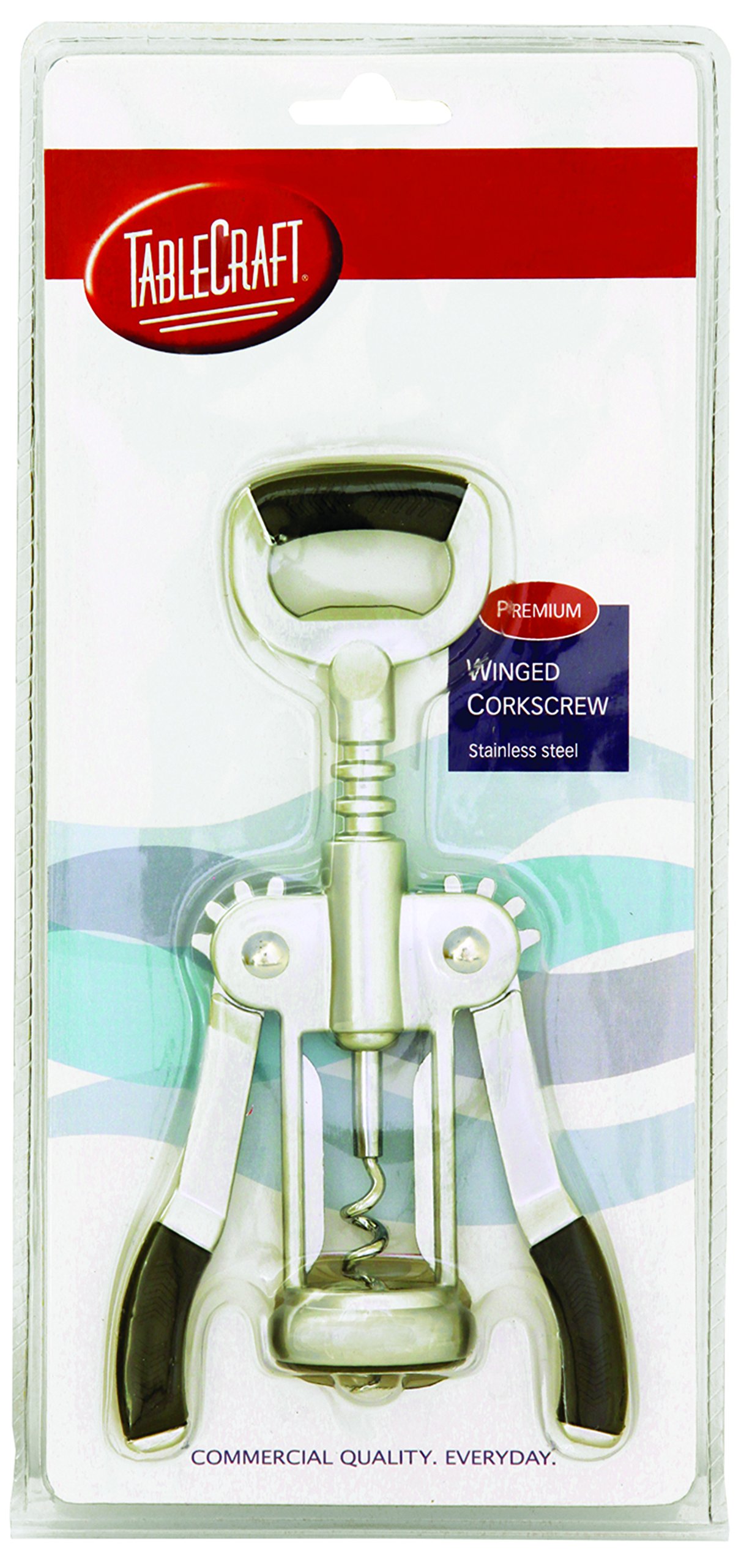 TableCraft Stainless Steel Winged Corkscrew