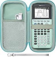 Vista 19 de LTGEM - Funda compatible con calculadora Texas Instruments TI-84 Plus CE/TI-84 Plus/TI-Nspire CX II CAS/TI-Nspire CX II/TI-83
