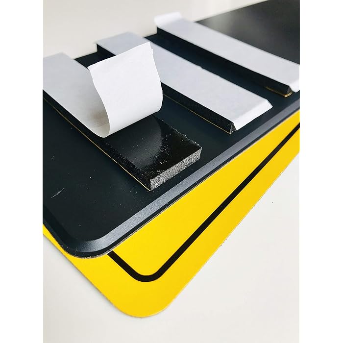 Buy BEKFIX 3 Pack 6mm Thick Number Plate Sticky Pads Double Sided Foam