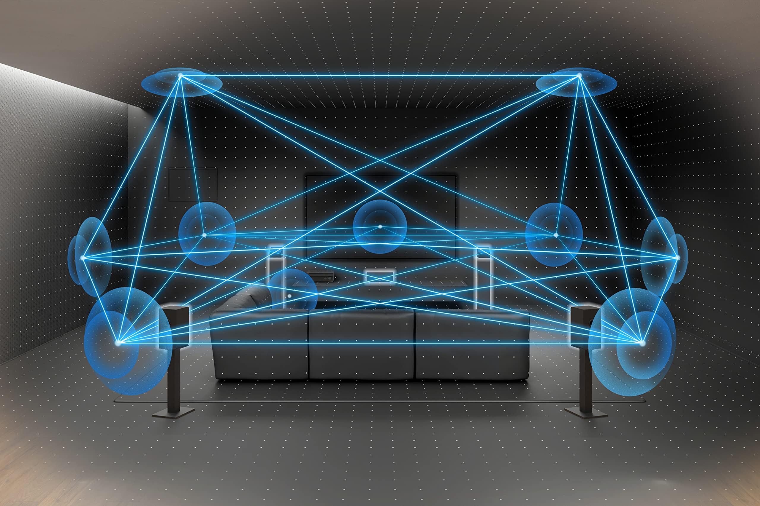 Sony TA-AN1000 7.2 Channel 8K A/V Verstärker, schwarz