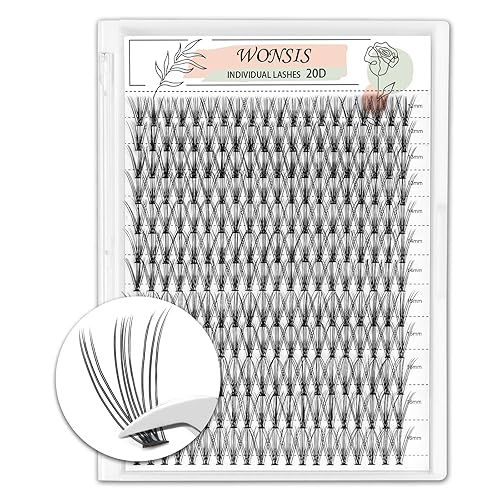 Miniatura 1 de Extensiones de pestañas individuales 20D, pestañas individuales, 240 extensiones de pestañas individuales 20D, extensiones de pestañas suaves y