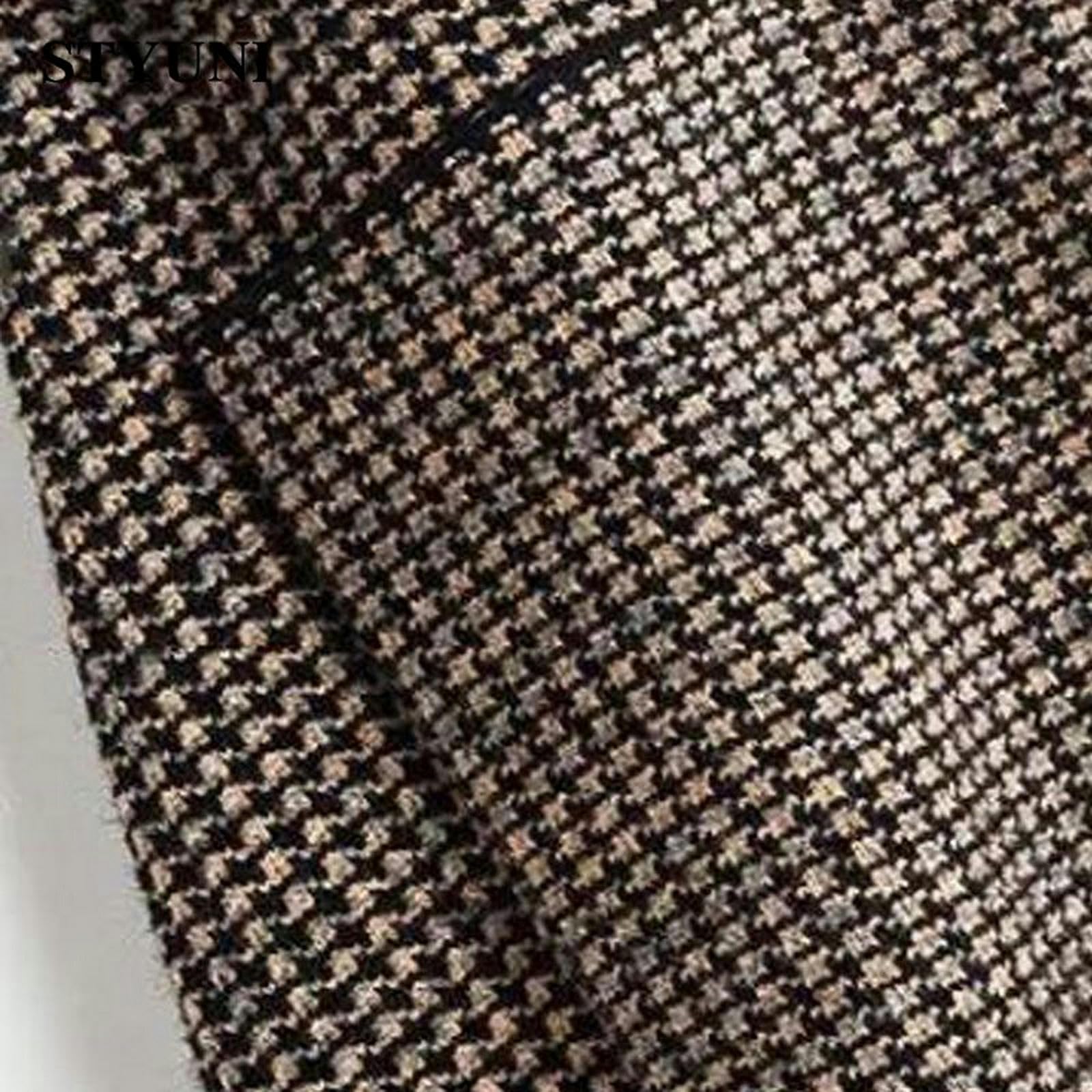 Gonna Lunga Donna Estate Scapa da Donna A Maglia Marrone Vintage A Maglia con Cintura A Vita Alta Autunnale A-Line per Donne-Auburn-4Xl