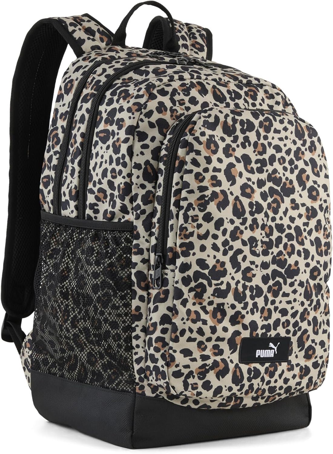 PUMA Adult Academy 29 L Backpack with All-Over Print, One Size, Emerald Ice Mid 90's AOP Green