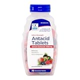 Quality Choice Ultra Strength Antacid Tablets, Heartburn and Acid Indigestion Relief, Calcium Carbonate 1000 mg, Berry Flavored, Chewable Tablets, 72 Count