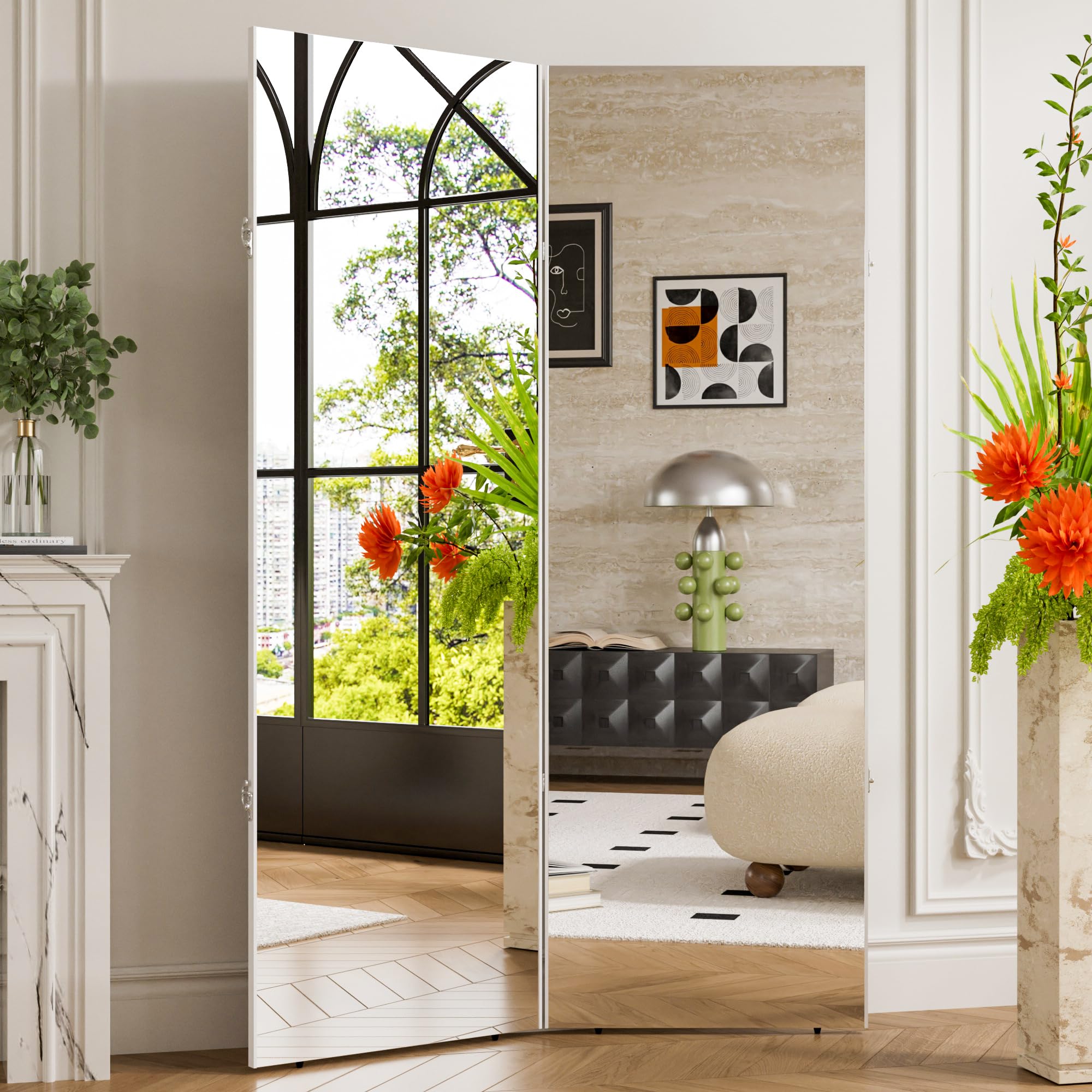 Amazon.com: brisafe NanoMirror Space-Saving 360° Folding Full