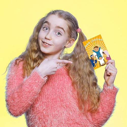 Miniatura 7 de 80 piezas de libros de Navidad para colorear para niños, libro de dibujo bíblico cristiano, historia de la natividad, libros de Navidad para niños,