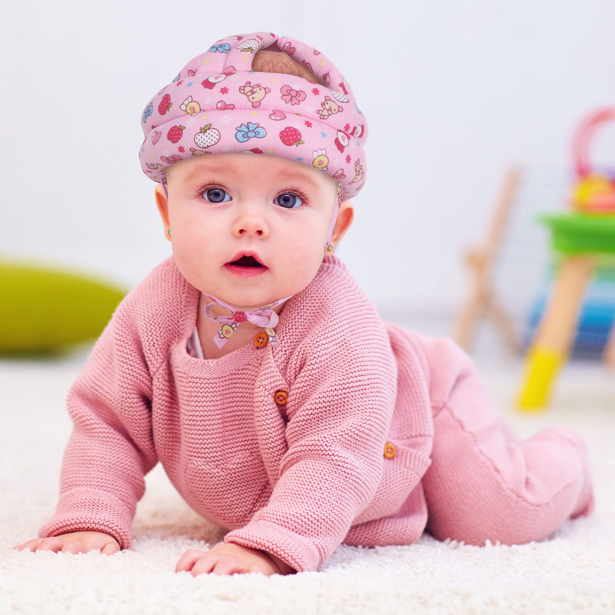 Simplicity Casco de seguridad para bebé y niño pequeño sin golpes - rosa - talla única