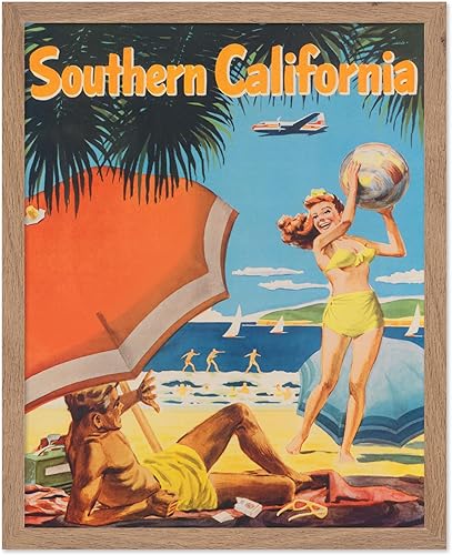 Miniatura 55 de Poster Master Póster de viaje vintage, impresión retro de Miami, arte de Florida, regalo elegante para hombres, mujeres, amantes de los viajes,