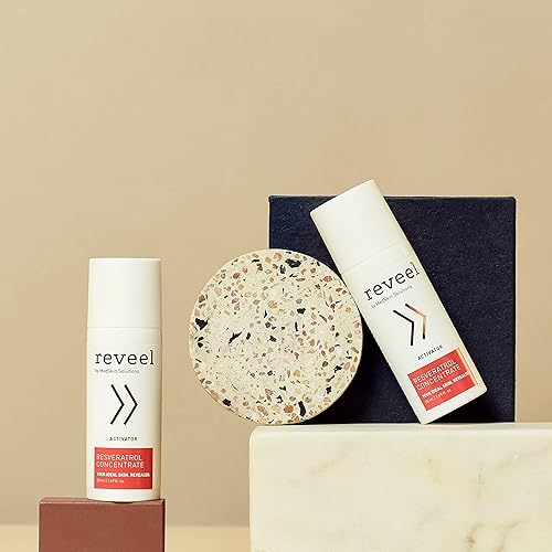 Miniatura 2 de Resveratrol Concentrado de reveel - Suero antienvejecimiento para la cara - estimula la producción de colágeno para una piel más firme y tersa -