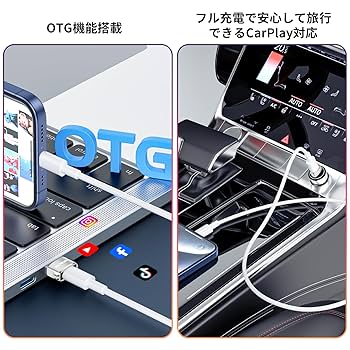 Amazon.co.jp: HOWJIM USB Type-C 変換アダプタ 超小型 QC2.0