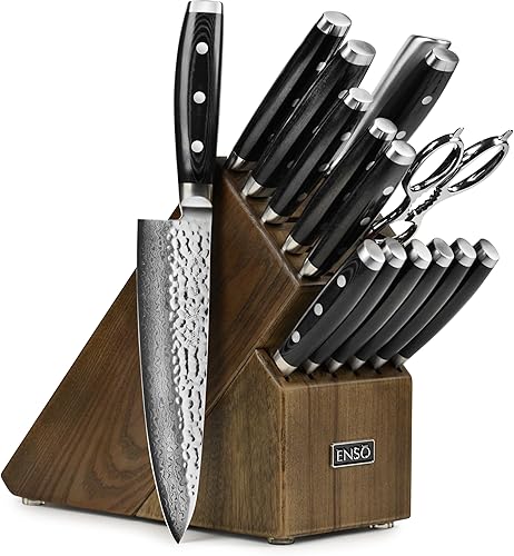 Enso HD juego de 8 cuchillos con bloque