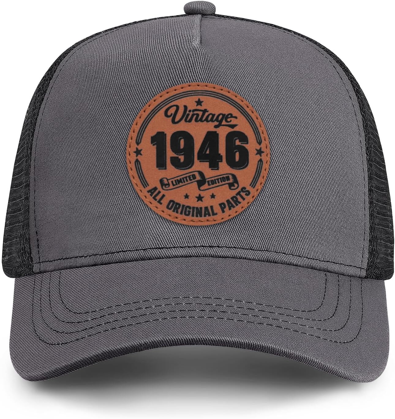 Limited Edition 1946 1956 1966 1976 1986 1996 Trucker Hat Birthday Gift Adjustable Leather Baseball Cap
