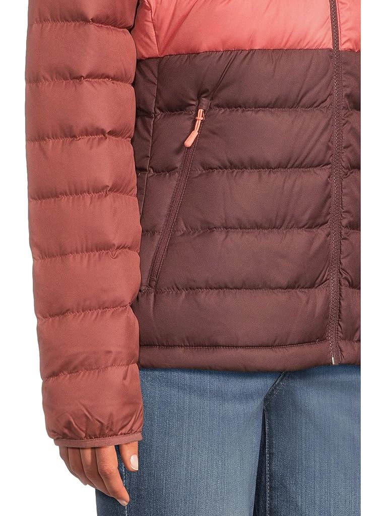 Red L.L.Bean Bean's Down Jacket Color-Block