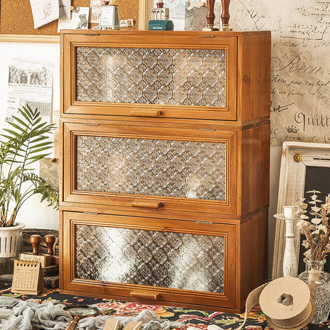 Amazon｜MJKQ9 ミニ食器棚 木製 大容量 多機能 ミニ 食器棚 おしゃれ