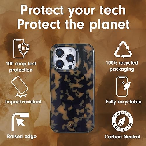 Miniatura 4 de Sonix - Funda para iPhone 16 Pro, compatible con MagSafe, probada contra caídas de 10 pies, diseño de caparazón de tortuga, Tort marrón