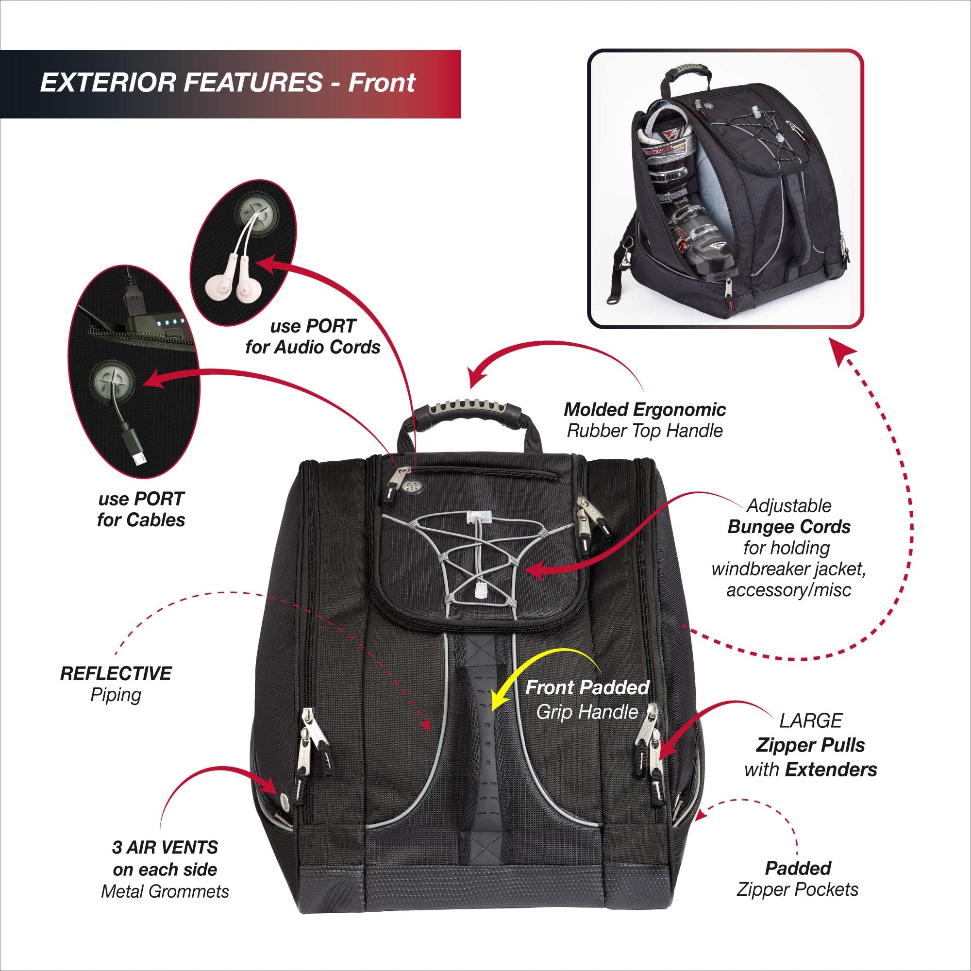 Athalon Everything, Mochila/Bolsa para Botas