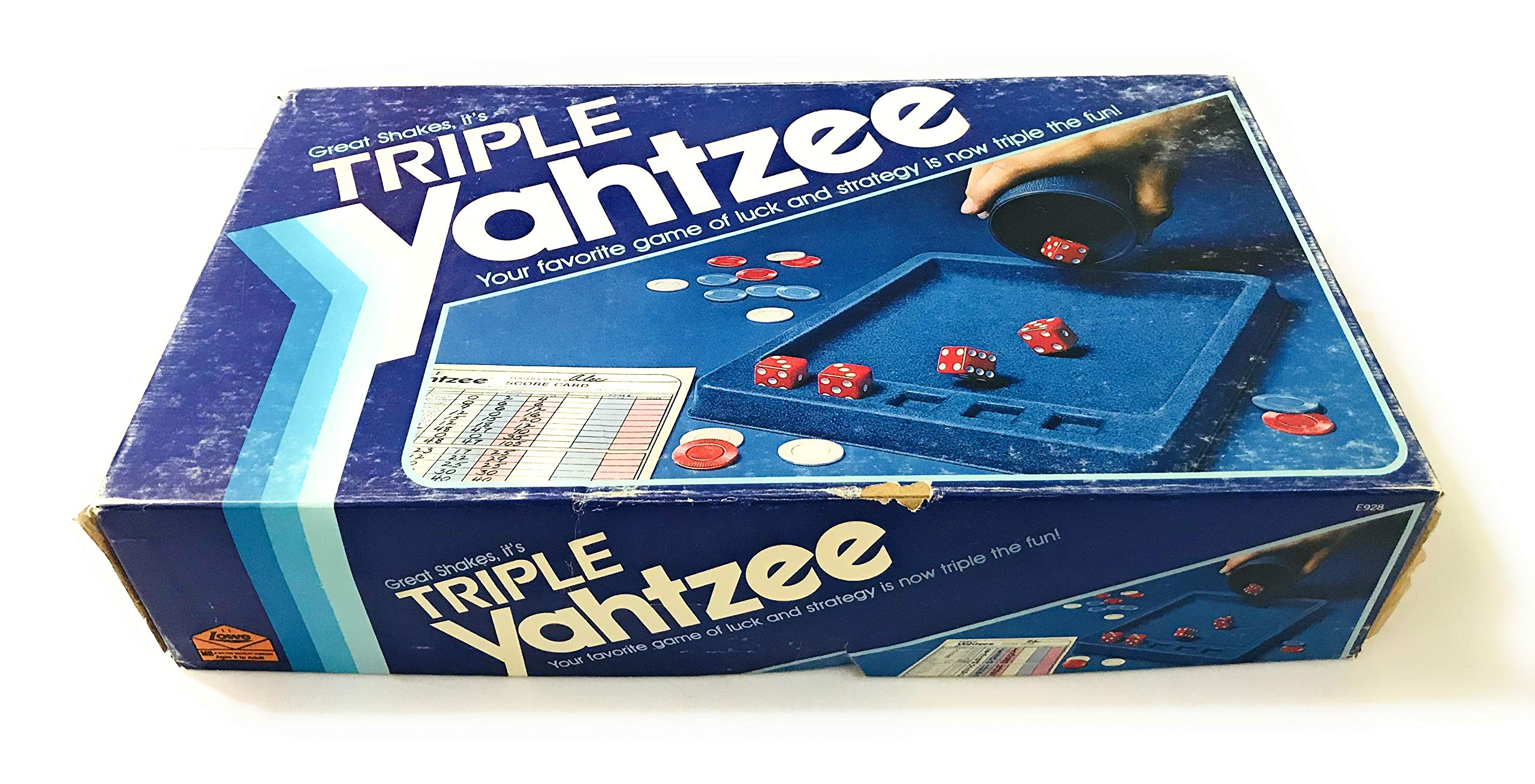 Amazon.com: Milton Bradley Triple Yahtzee : Toys & Games