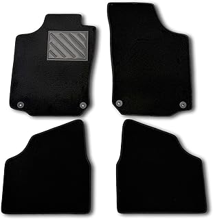 Vauxhall Corsa C 2000 to 2006 Tailored Car Mats Non Slip Reinforced Rubber Heel Pad Fixing Buttons