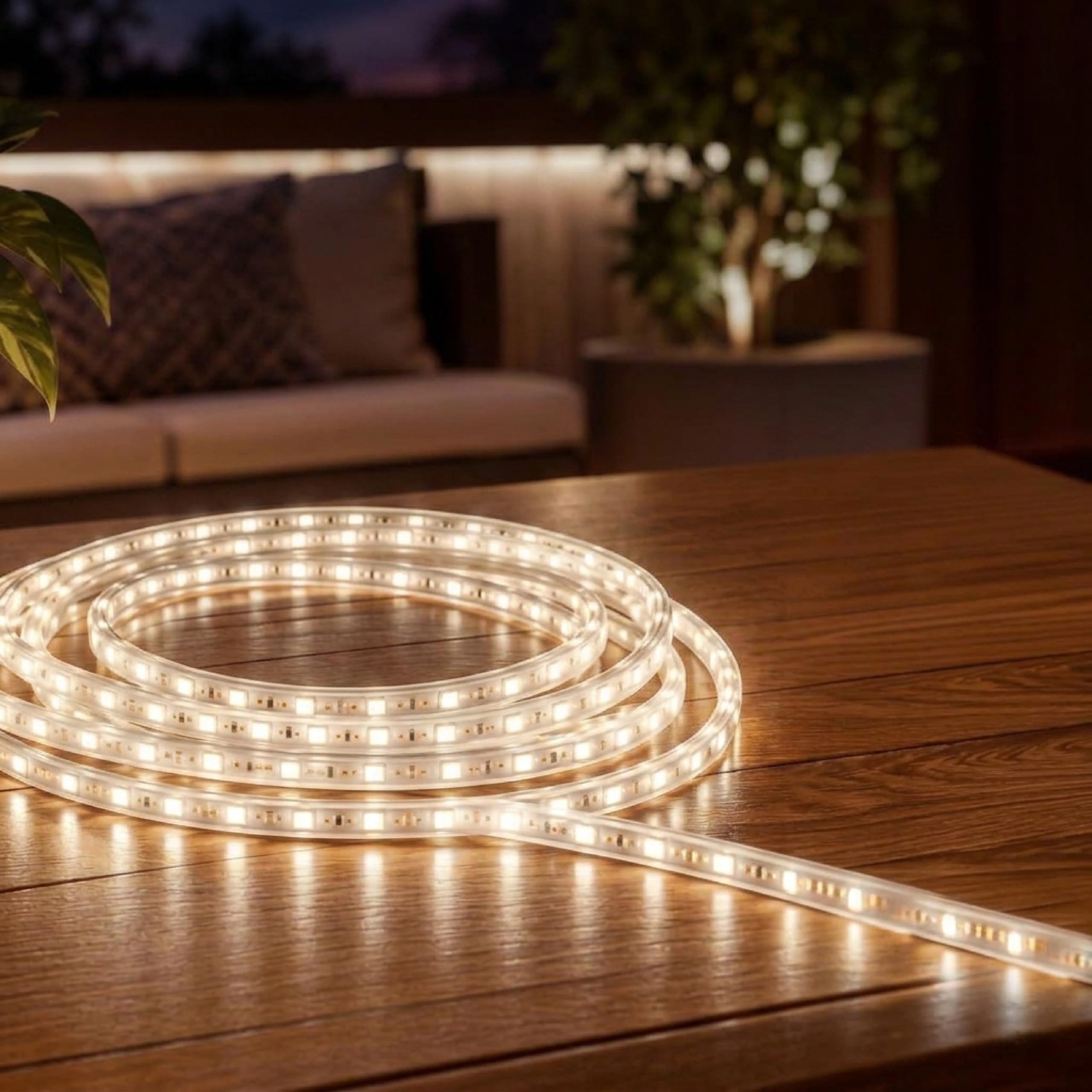 Forus LED Rope Light - Warm White, Waterproof Decor -29