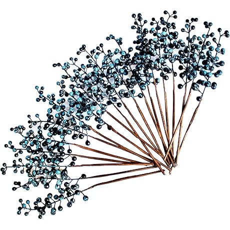 Exquisite 20-Piece Burgundy Berry Garland, Your Festive Decor Essential