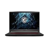 GF65 Gaming Laptop: 15.6" 144Hz FHD 1080p, Intel Core i7-10750H 6 Core, NVIDIA GeForce RTX 3060, 16GB, 512GB NVMe SSD, WiFi 6, Red Keyboard, Win 10, Black (10UE-047)