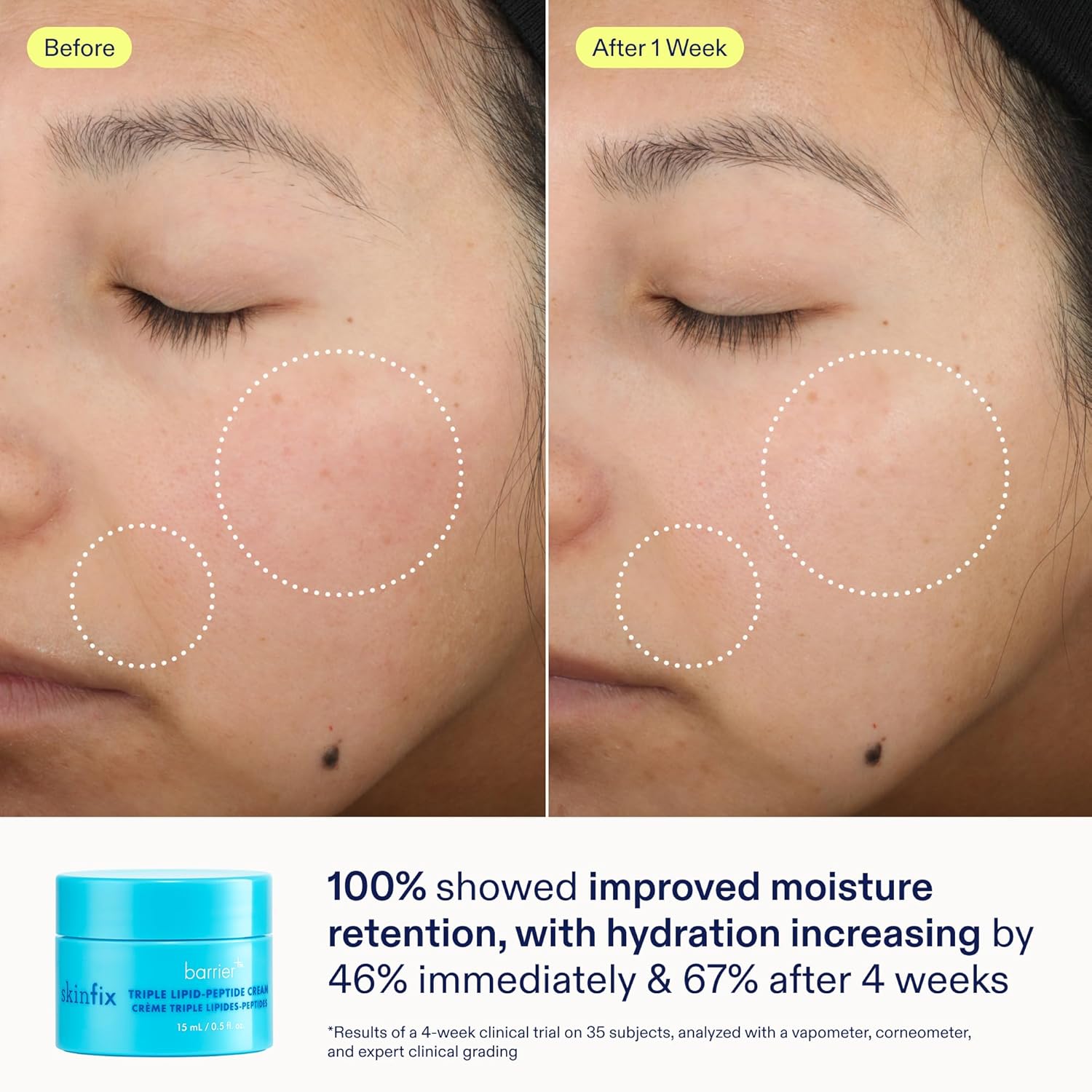 Skinfix Nourishing Cleanse + Moisturize Set with Hyaluronic Acid - Includes Mini Foaming Oil Cleanser (2 fl oz) & Mini Triple Lipid-Peptide Cream (0.5 fl oz) - Vegan, Cruelty Free - Image 3