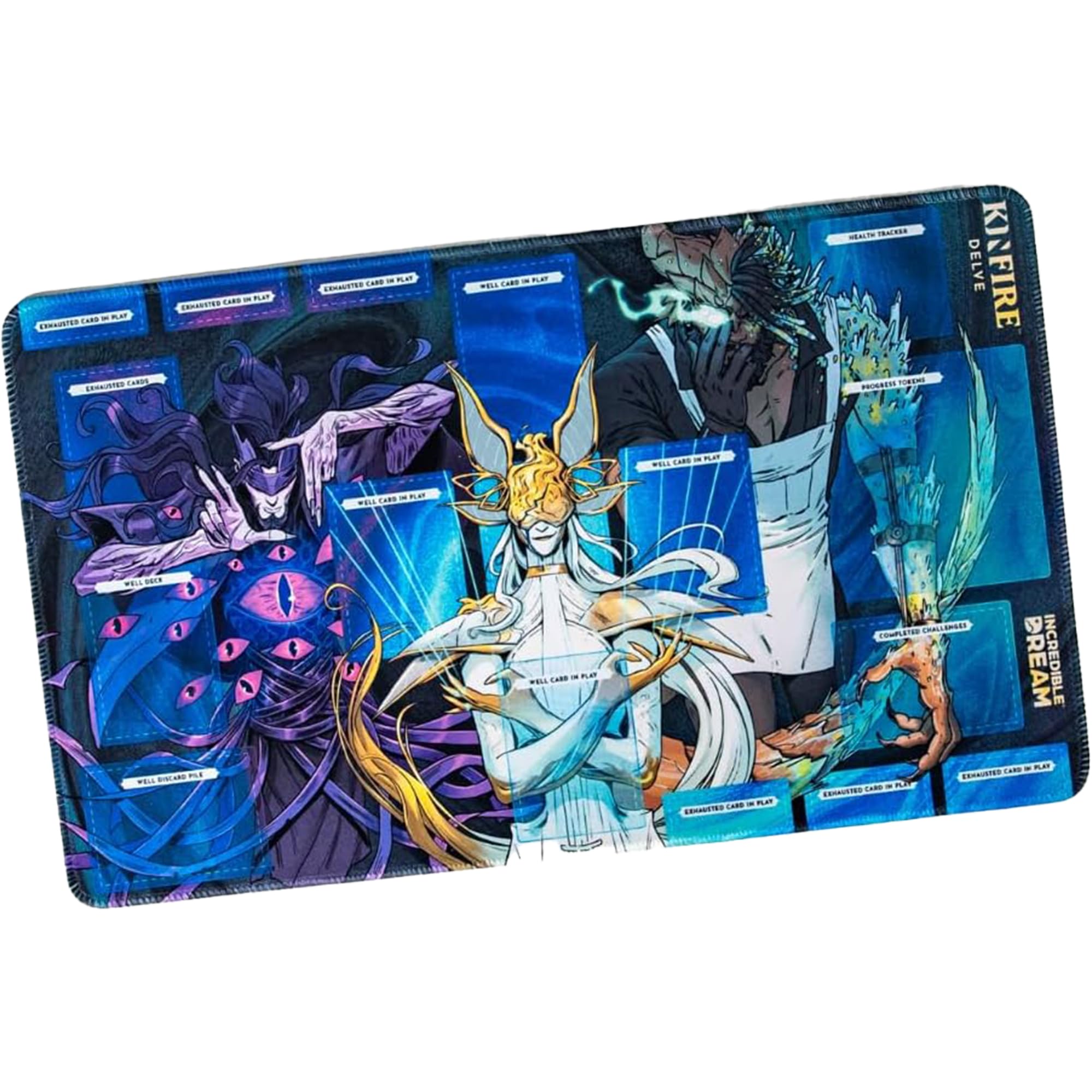 Amazon.com: Kinfire Delve Official Playmat – 12x20'' Neoprene Game