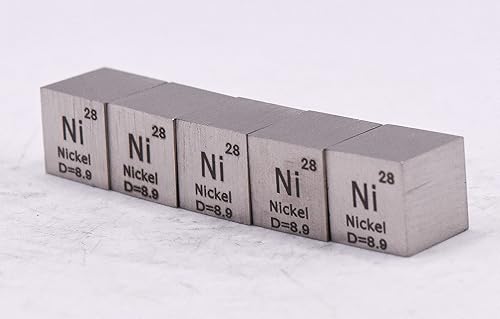 Miniatura 14 de Cubo de metal cobalto de 0.39 pulgadas (0.394 in) hasta un 99.9% puro elemento de tabla periódica de densidad grabada, colección de bloques