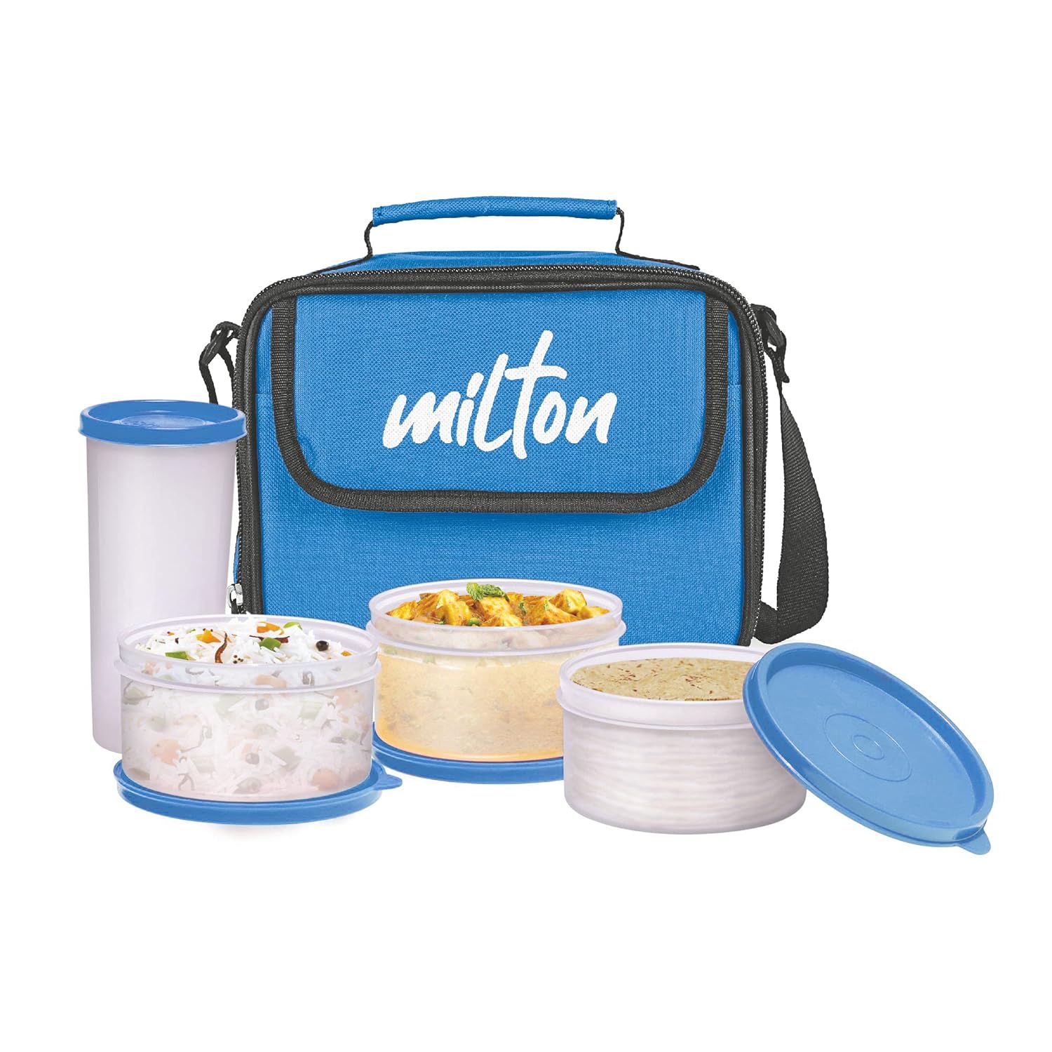 Buy MILTON New Meal Combi Lunch Box, 3 Containers, 280 ml Each and 1