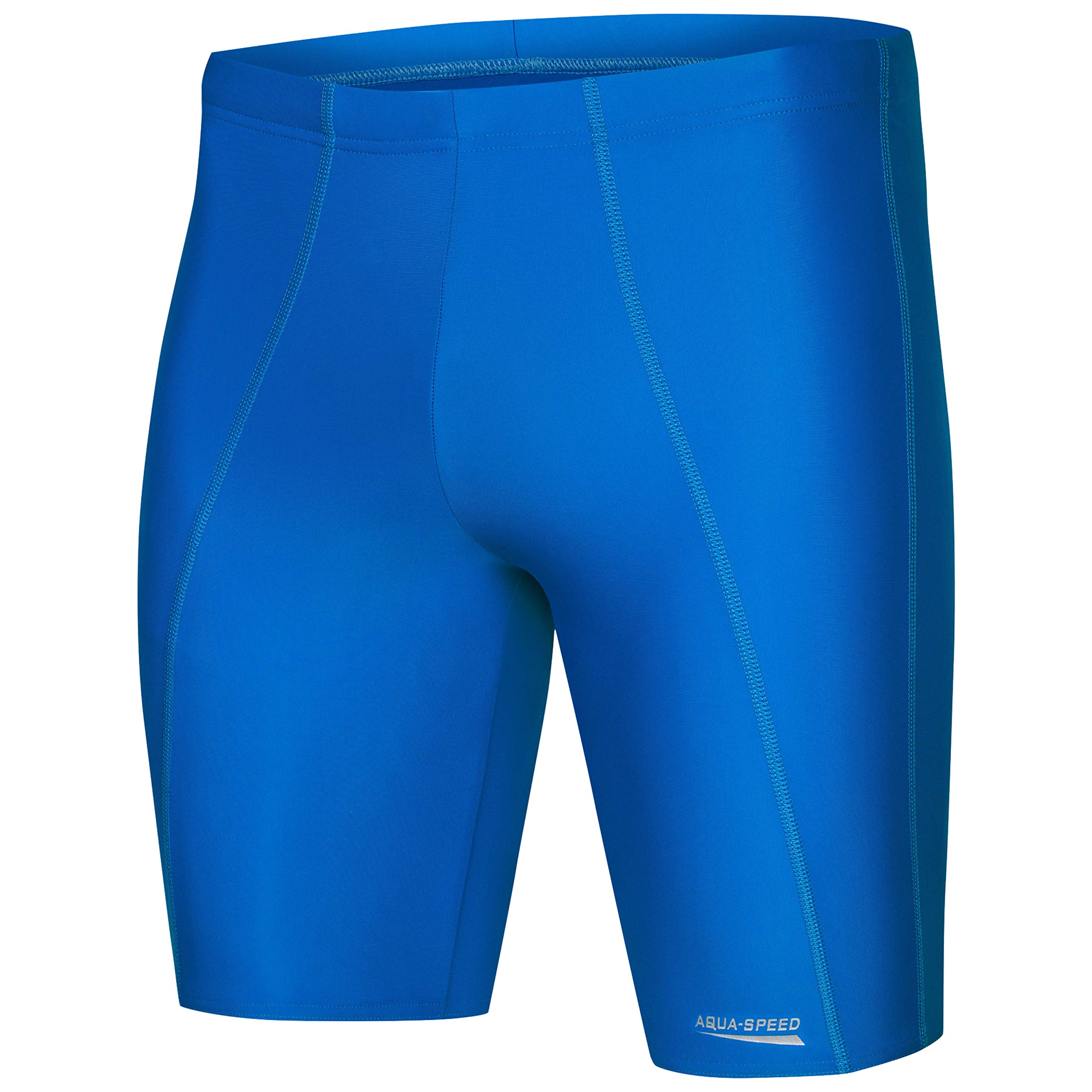 Aqua Speed - SET - Men's swimming trunks BLAKE REVO swimming cap RACER | Jammer | UV protection | Chlorine resistant | Dimensionally stable | Effective against muscle fatigue