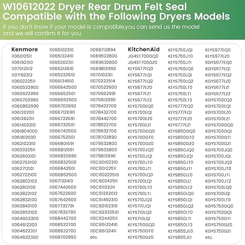 Miniatura 6 de puxyblue Fit Whirl-Pool, CROS-Ley, AMA-na, May-tag, Ken-More Reemplazar AP5737110, PS8691753, AP3094267, PS334327, W1038999999. 220.9 in 10352407