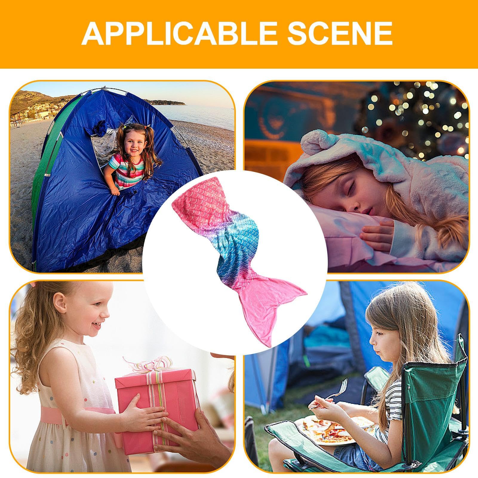 Amazon.co.jp: GIZMAC マーメイドテールブランケット大人用