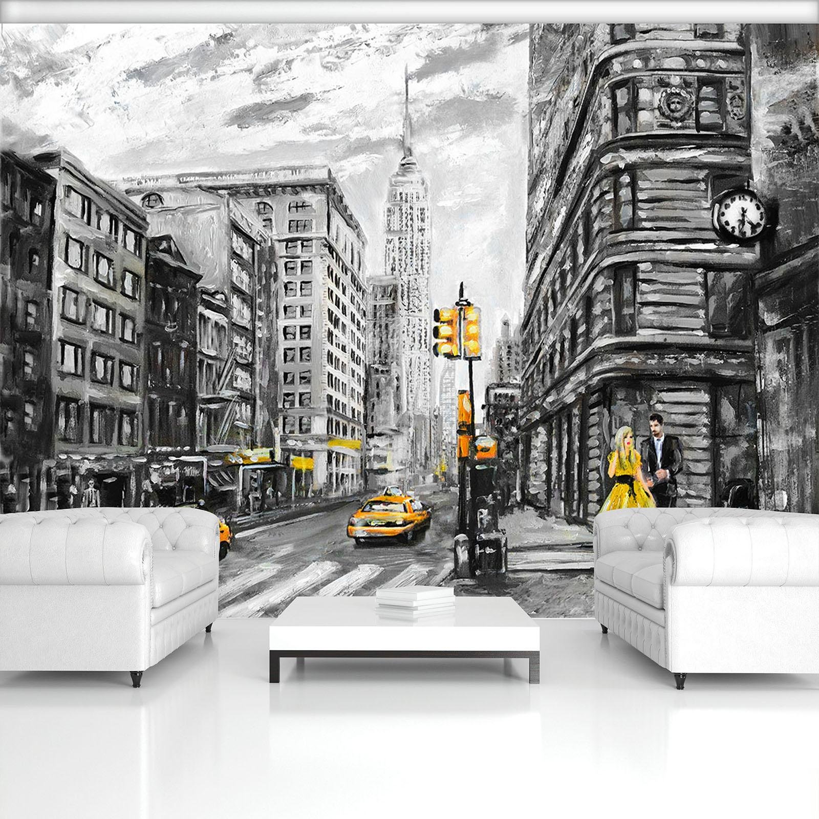 Fototapeta z włókniny miasto 312 x 219 cm - fototapety - tapety - do salonu sypialni - tapeta na flizelinie tapeta ścienna tapeta ścienna tapeta 3D - w zestawie klej - Nowy Jork