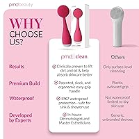 Vista 7 de PMD Clean - Smart Facial Cleansing Device with Silicone Brush & Anti-Aging Massager Rosa