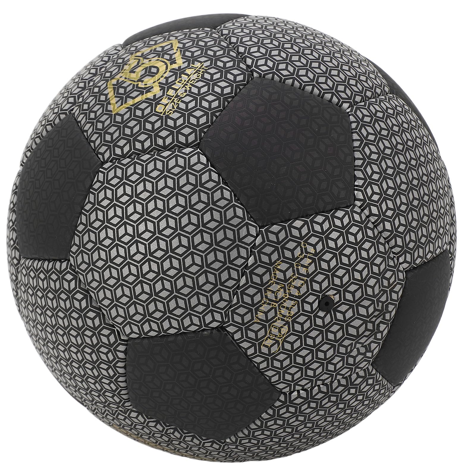 Pallone da calcio riflettente in pelle PU Durevole e resistente all'usura, per allenamenti scolastici indoor e outdoor