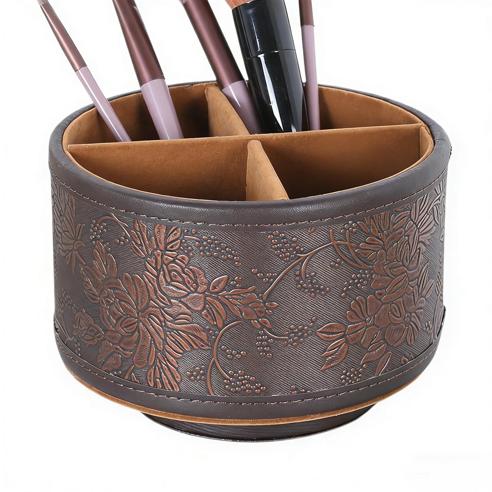 Porte-stylos et télécommandes de bureau rotatif pour table